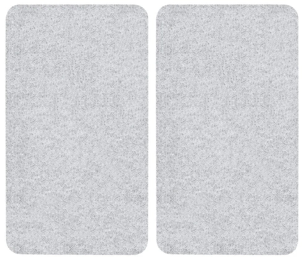 Edzett üveg tűzhely fedőlap szett 2 db-os 52x30 cm Transparent – Allstar