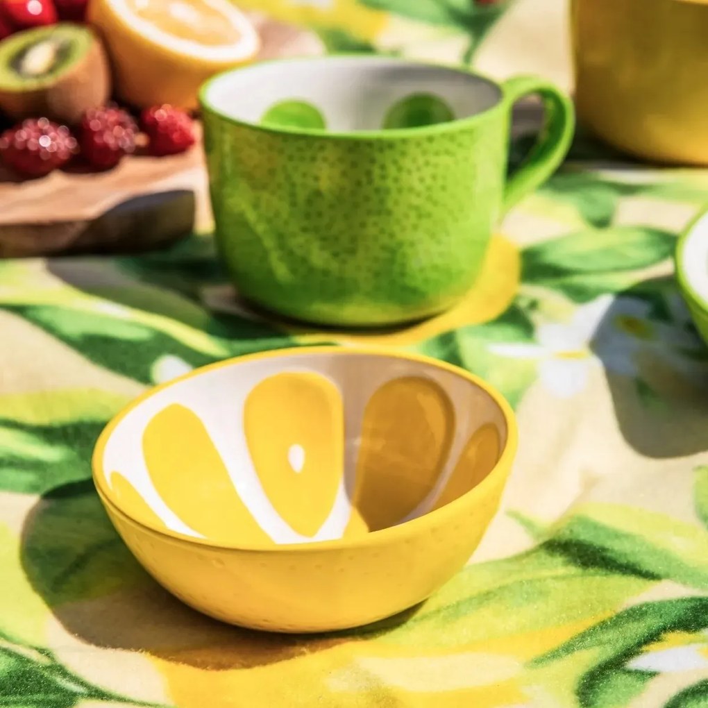 Altom Tropicana kerámia tálkészlet citrom 12,5 cm, 2 db