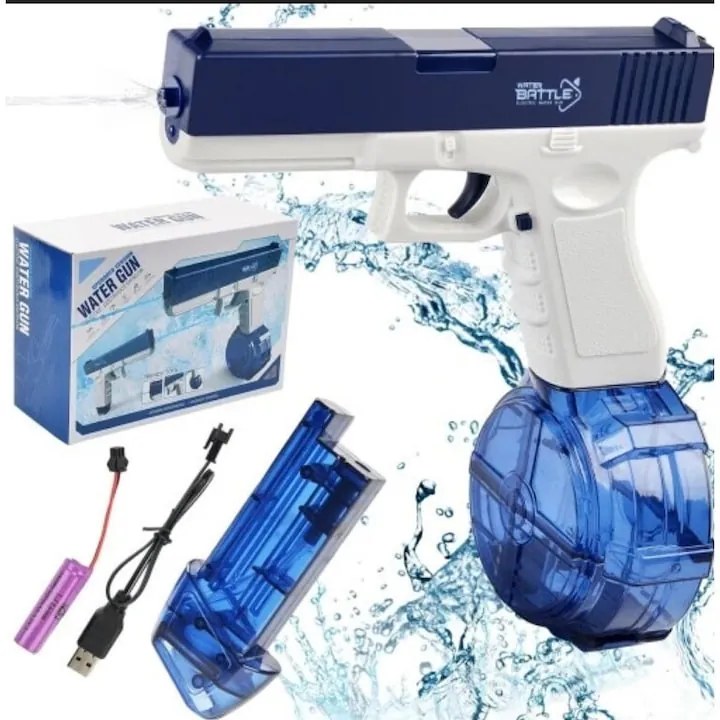 Glock Elektromos vízipisztoly gyerekeknek, Sygna, készlet 2 tartállyal, 434 CC + 58 CC