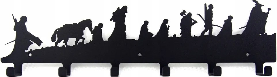 Falra szerelhető ruhafogas, "Vándorok Ura" grafikával