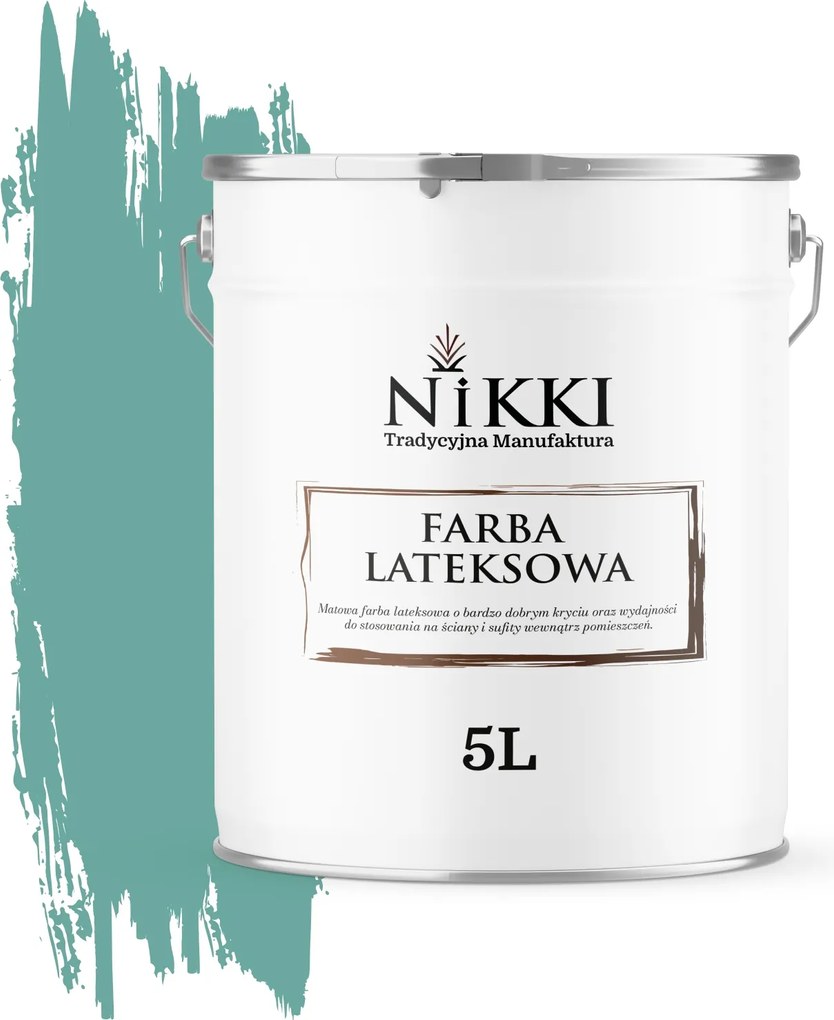 Latex Falfesték Menta Szín Sötét H1533 5L Mély Matt Falfesték