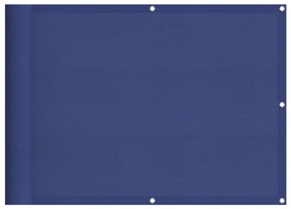 kék 100% oxford poliészter erkélyparaván 75 x 700 cm