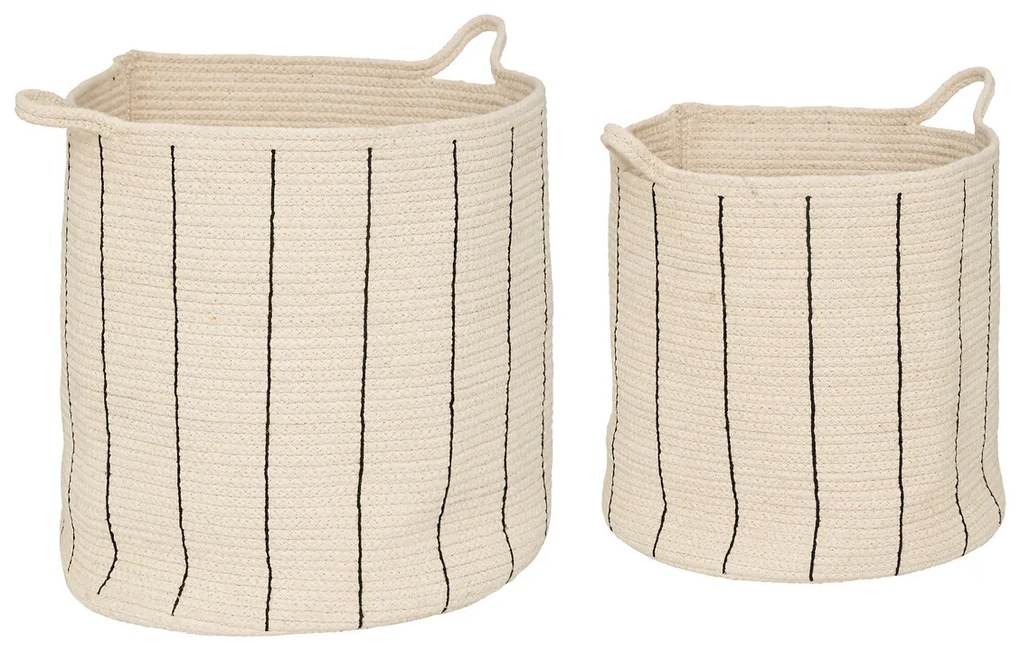 2 pamut kosár készlet COSY