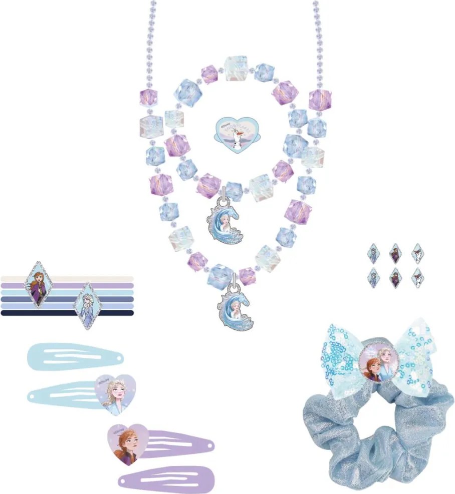Disney Jégvarázs Journey hajkiegészítő és ékszer szett 15 db-os