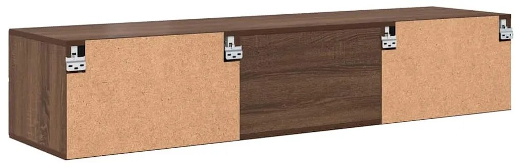 TV szekrény fiókkal barna tölgy 150 x 39 x 30 cm Faanyag