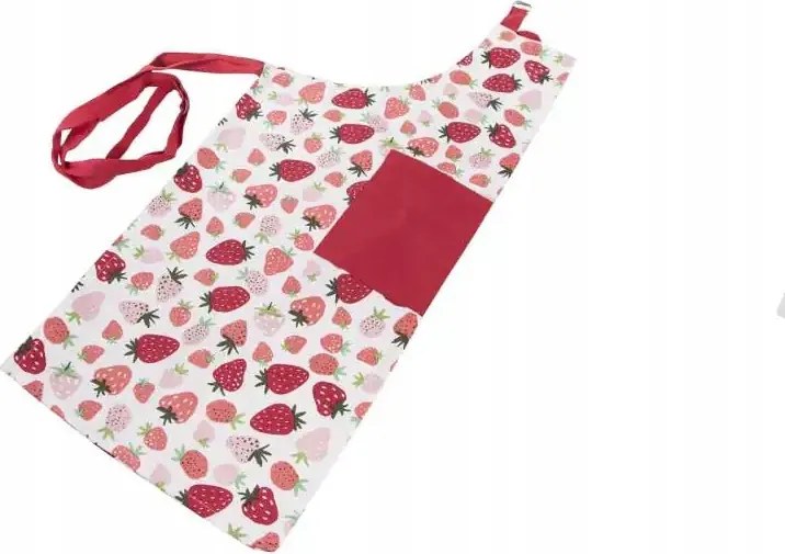 Konyhai kötény elegáns eper