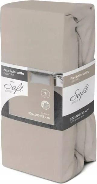 Jersey Soft lepedő szürke 220 x 200 [cm]