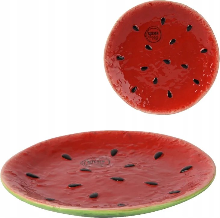 Tányér görögdinnye motívummal 16cm