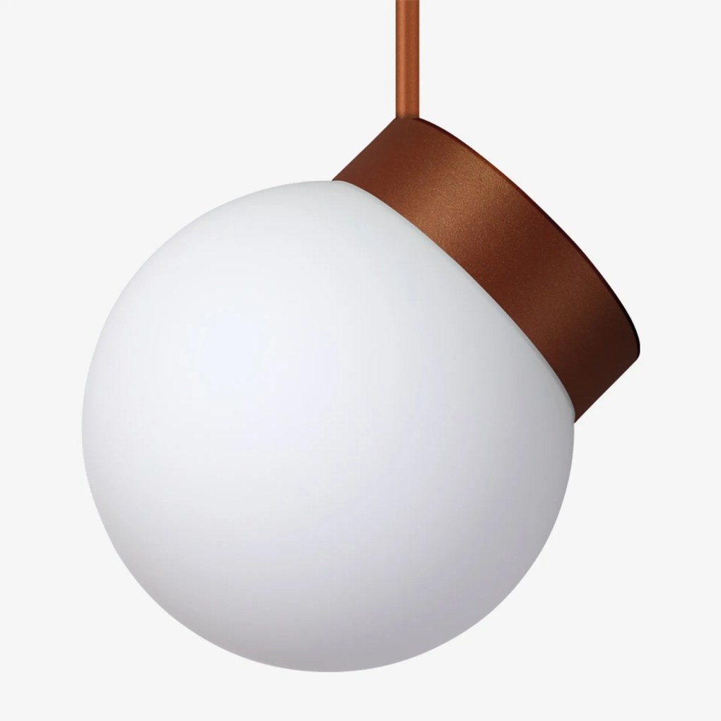 Lucis függőlámpa Polaris Ztr 8.4W Led 3000K üveg réz opál ZTR.L1.200.