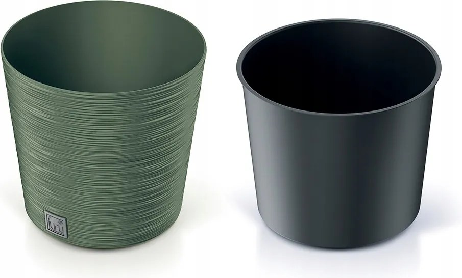 Virágcserép Fusu zöld 141195-1891