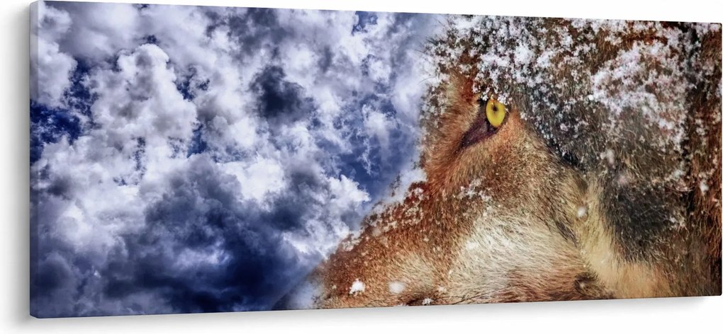 A farkas képe (120x50 cm)
