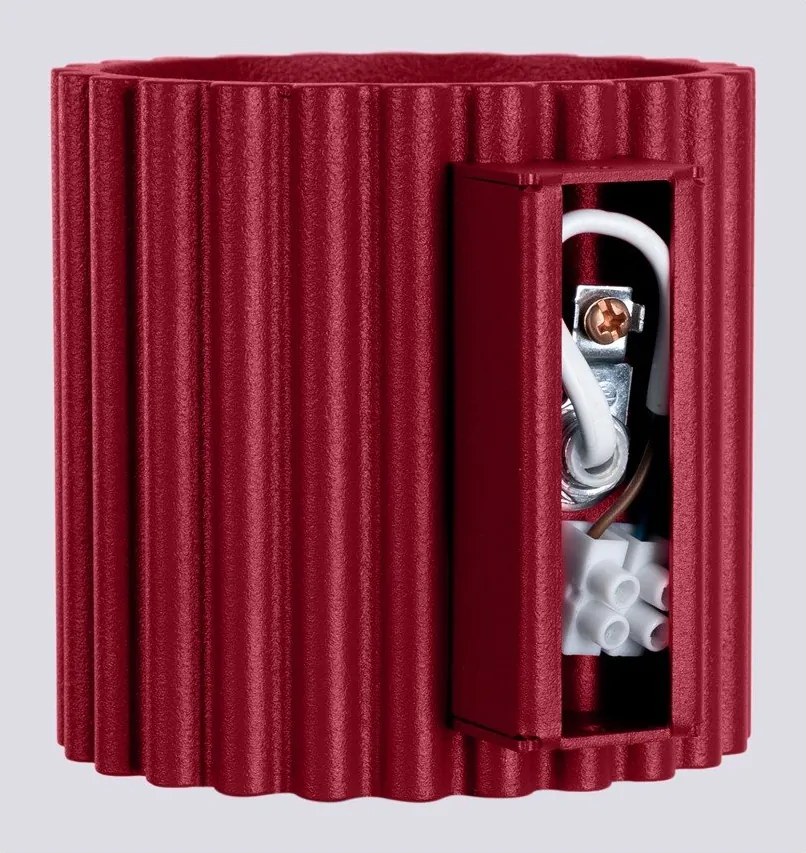 Borvörös fali lámpa ø 10 cm Zora – Sollux