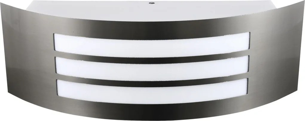 POLUX 303387 SITOM Modern Kültéri Fali Lámpa Ezüst E27 IP44