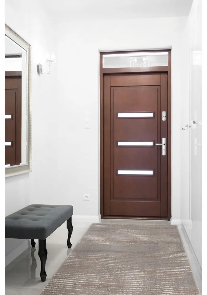 Szürkésbézs futószőnyeg 80x250 cm Soft Gik P – FD