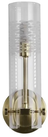 Searchlight 27981SB - Fali lámpa SCOPE 1xG9/7W/230V IP44 réz