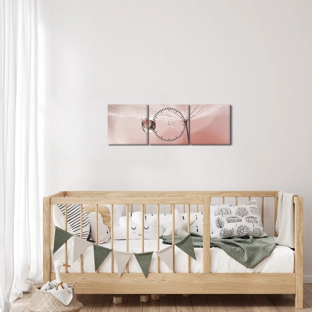 Kép - Egy csepp harmat (órával) (90x30 cm)