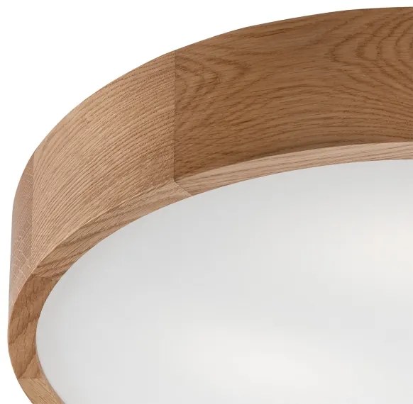 OAK mennyezeti lámpa 3xE27/60W/230V tölgy, Ø 47,5 cm