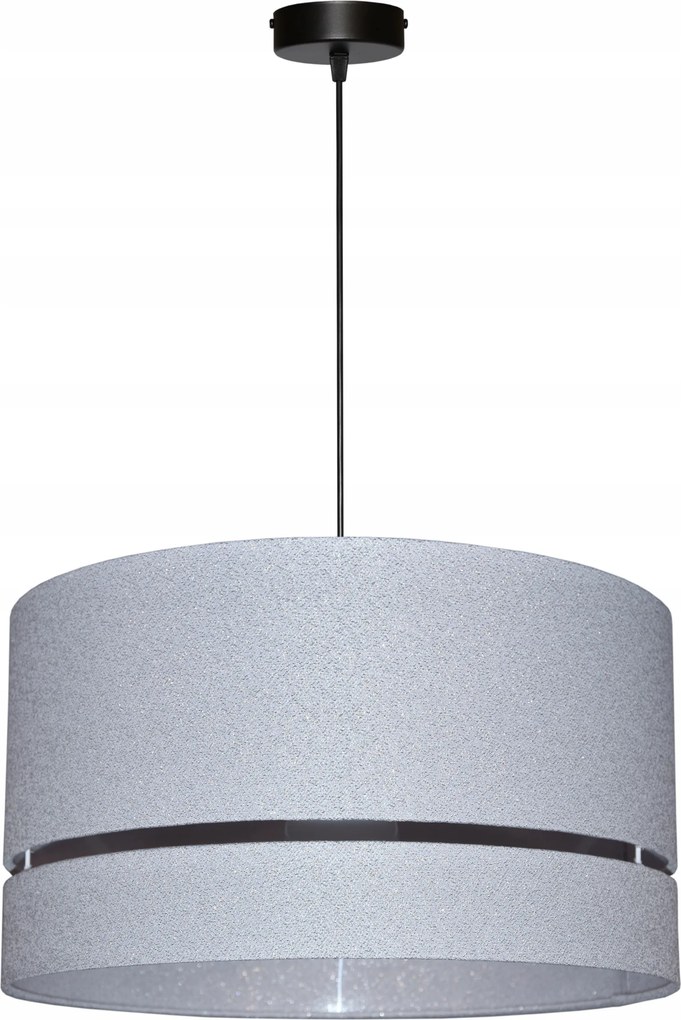 Mennyezeti Függőlámpa Lámpabúra 40/22 cm E27 Ezüst-arany Fehér Andria