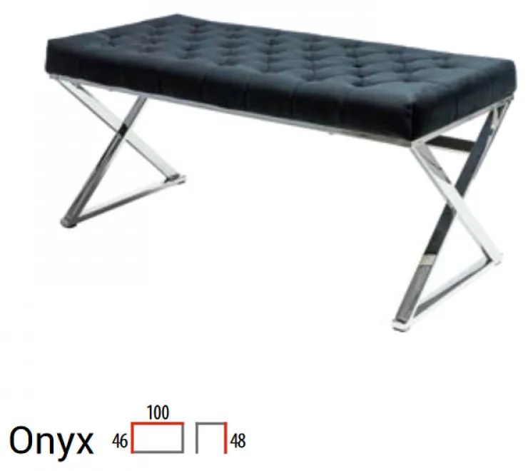 Onyx Pad Fekete - Króm