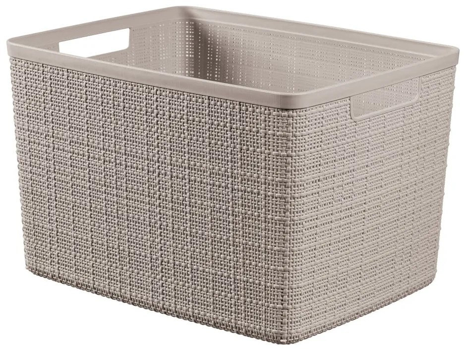 Tároló műanyag tárolókosár 36x28x23 cm Jute L – Curver