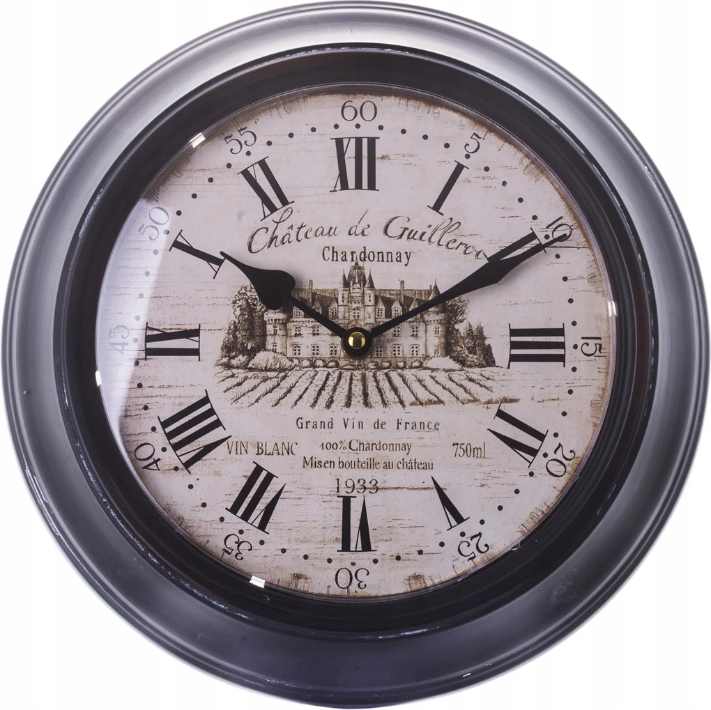 Fém falióra retro dekoráció