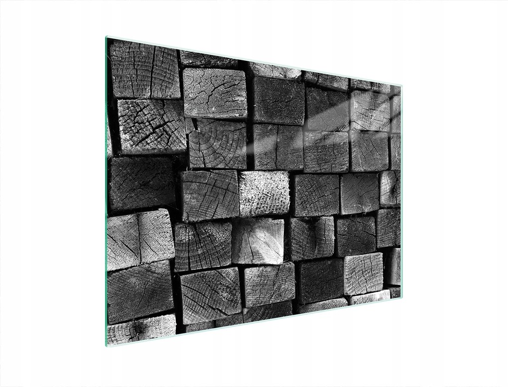 Üveg Vágódeszka 40x30 Fa Edzett Üveg