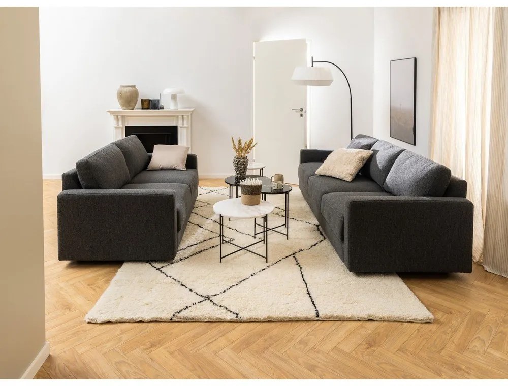 Kerek tárolóasztal márvány asztallappal ø 52 cm Avila – Actona