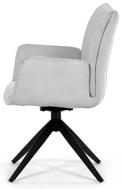 Étkezőszék fehér szövettel. HC-993 WT2