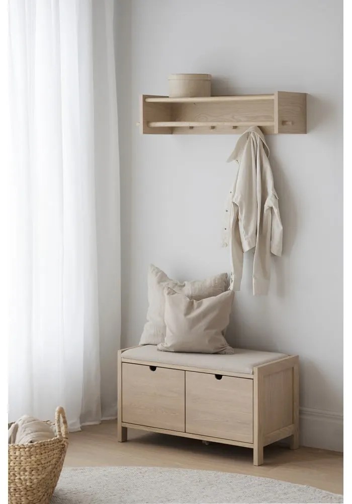 Natúr színű pad Hillmond – Rowico