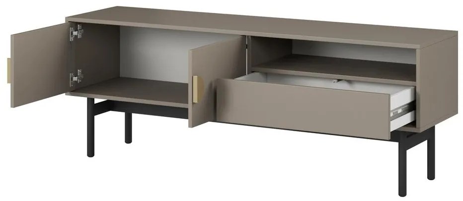 Tv szekrény/asztal Stellia S2  (cappuccino + fekete). 1099084