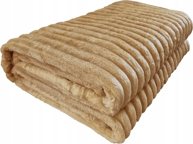 Mikroplüss takaró 220x200cm Viola mogyoró