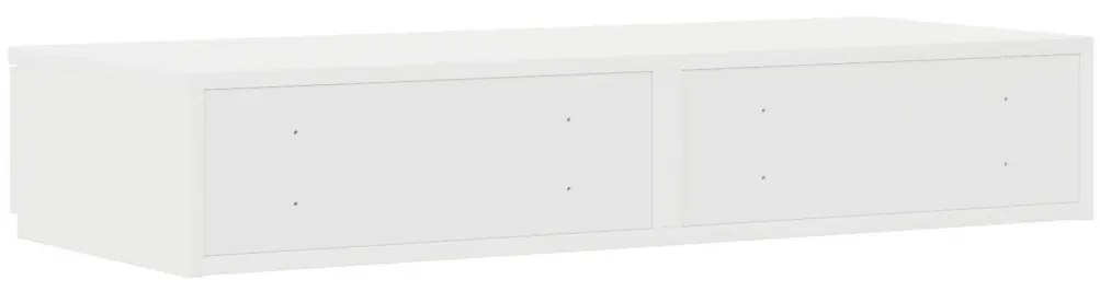 Ágy Fiókok Fehér 90x36,5x16,5 cm Mérnöki Fa