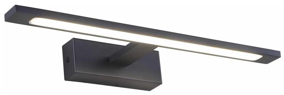 Zuma Line Zuma Line W89443-12W-BK - LED tükörmegvilágító ALTER LED/12W/230V IP44 fekete ZL0625