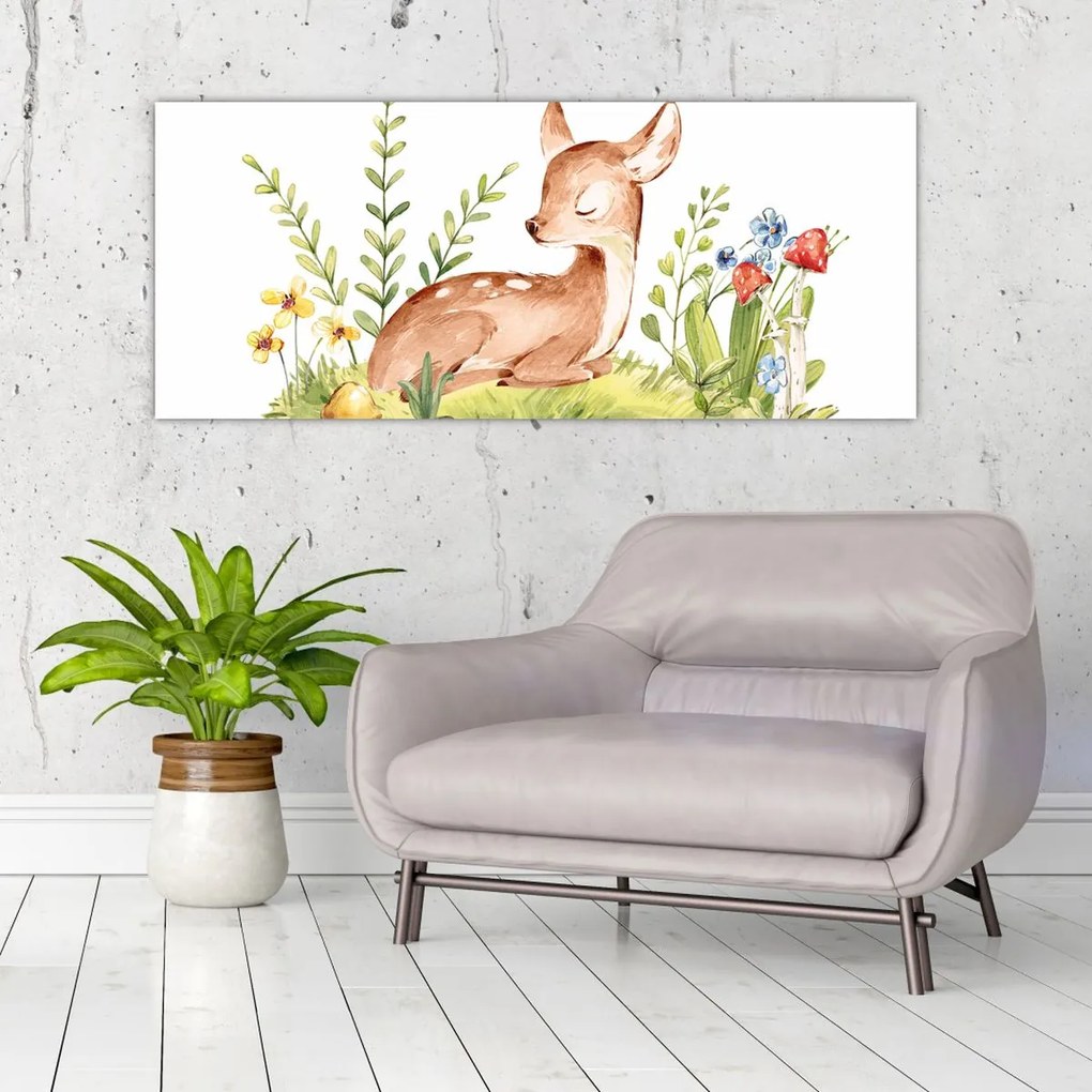 Kép - Kis őzike (120x50 cm)