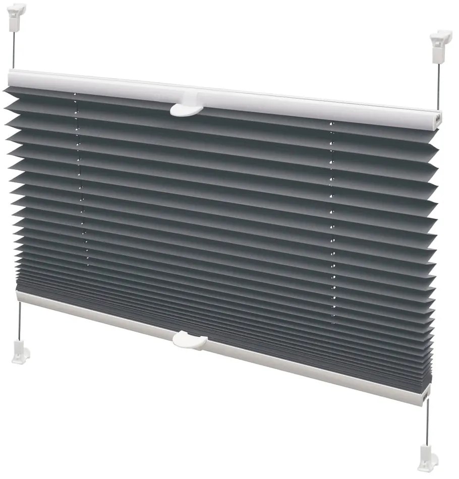 Antracitszürke roló 72,5x150 cm Plisé Verona – Gardinia