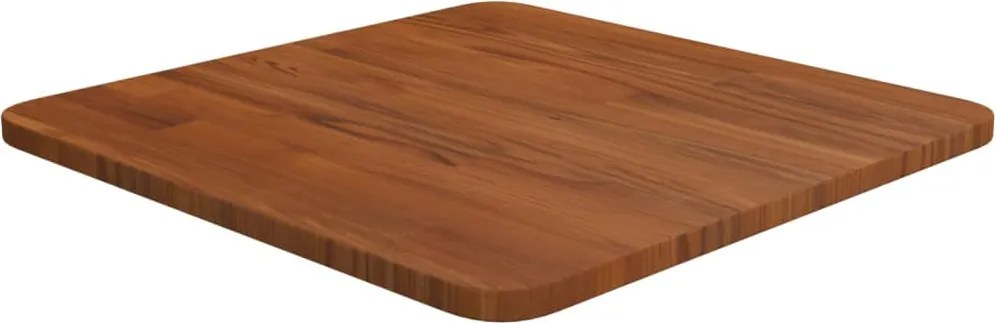 vidaXL sötétbarna kezelt tömör tölgyfa négyzet asztallap 40x40x1,5cm