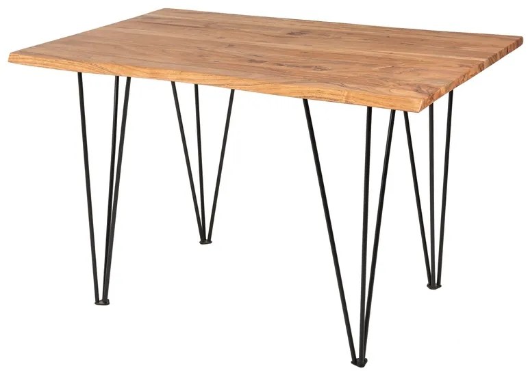 Design étkezőasztal Massive 120 cm asztallap 26 mm akác