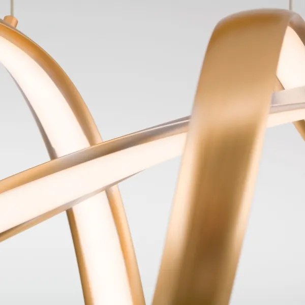 Orion HL 6-1663 - CIRCUS LED/36W/230V állítható fényű arany függeszték