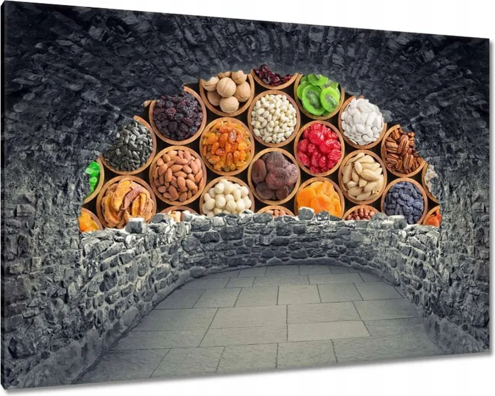 Festmények 120x80 Bakalie és dió