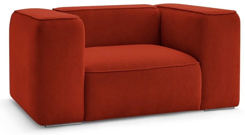 Téglavörös fotel Zephyr – Bobochic Paris