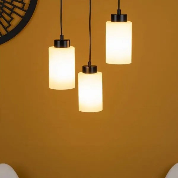 Spot-Light 1721304 - BOSCO 3 ágú függeszték 3xE27/60W/230V