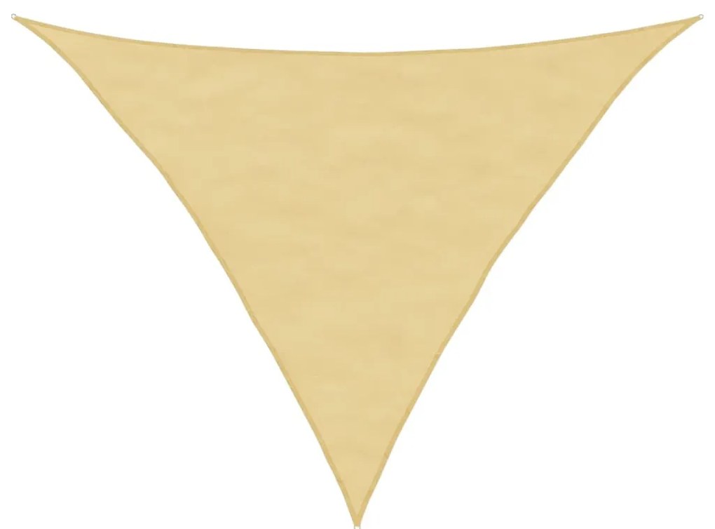 homokszínű 100% poliészter oxford szövet napvitorla 5x5x6 m