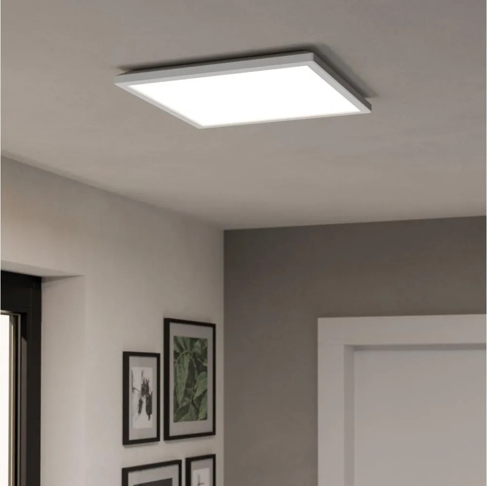 Eglo 901475 -LED RGBW mennyezeti fürdőszobai lámpatest ROVITO-Z 17,6W/230V 39x39cm IP44 fehér