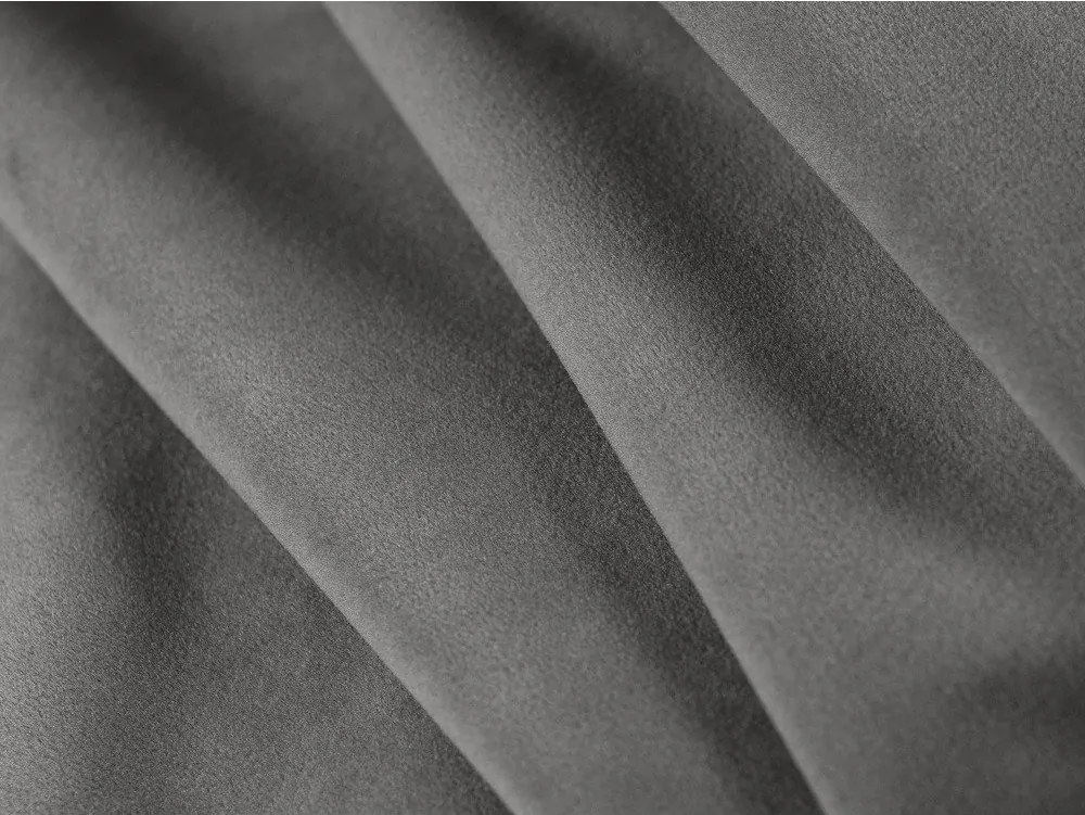 Szürke kárpitozott ágyneműtartós franciaágy ágyráccsal 200x200 cm Mount – Micadoni