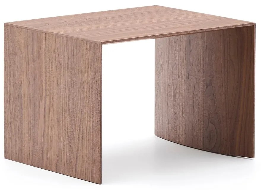 Tárolóasztal diófa dekorral 40x55 cm Litto – Kave Home