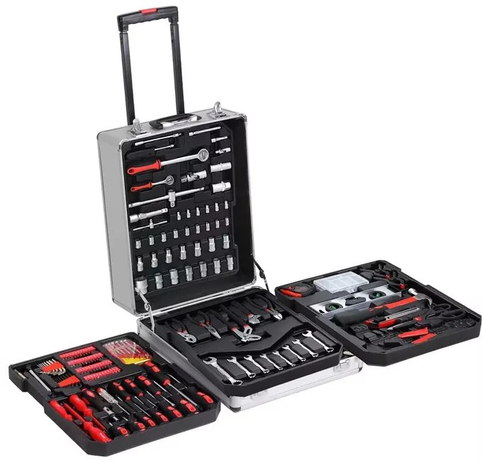 Deuba Szerszámos bőrönd - ezüst