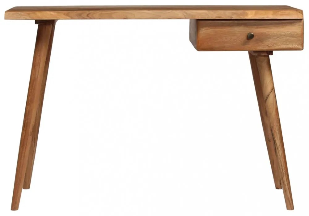 tömör akácfa íróasztal 110 x 50 x 76 cm