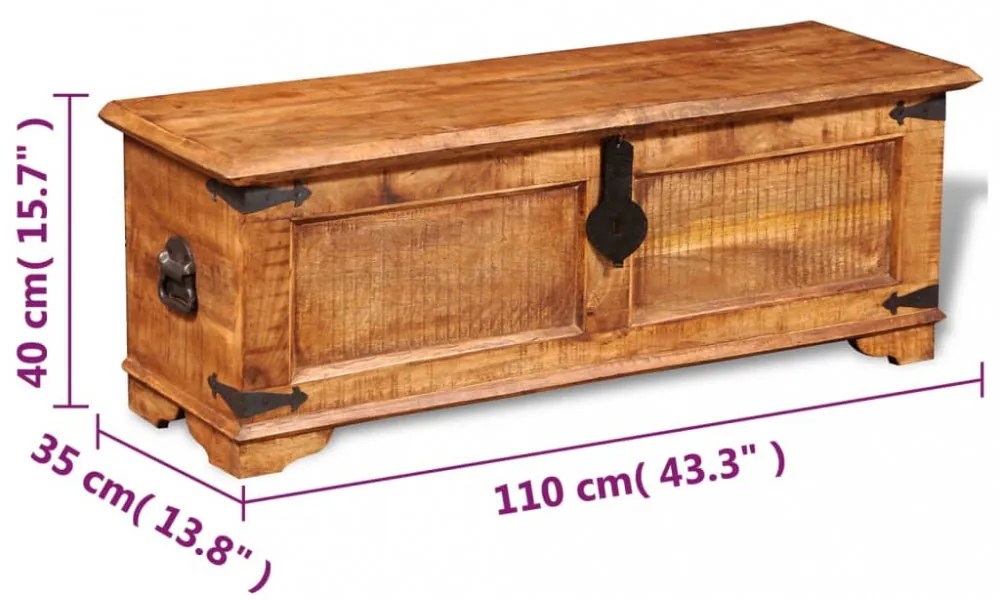 nyers mangófa tárolóláda