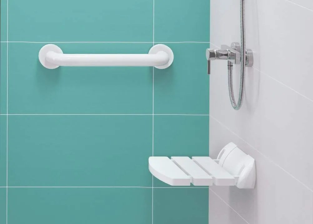 Deante Vital kiegészítők, függő összecsukható szék, fehér, NIV_651A