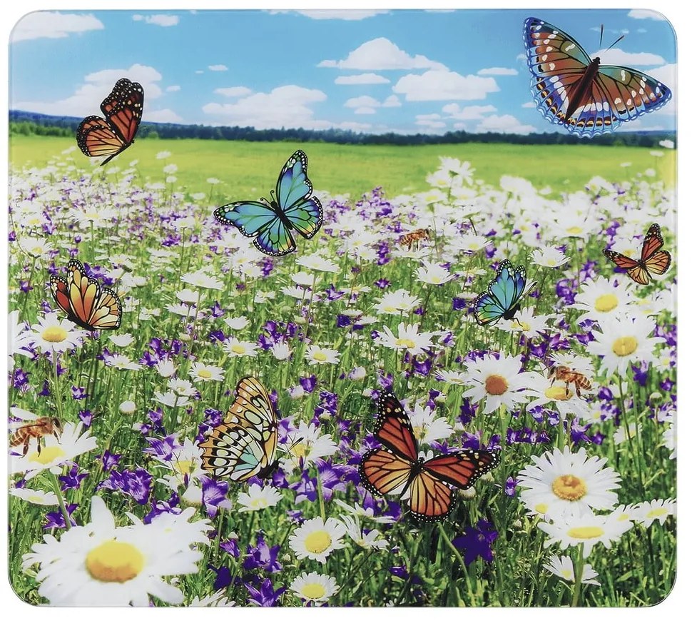 Edzett üveg falvédő tűzhelyhez 50x56 cm – Maximex